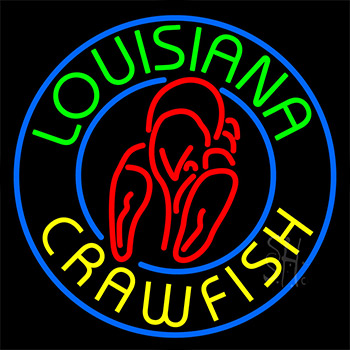 Louisiana Crawfish Neon Sign