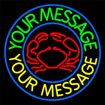 Custom Crab Neon Sign