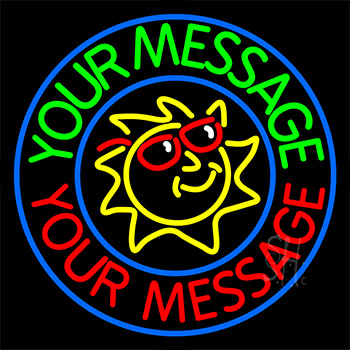 Custom Sun Neon Sign