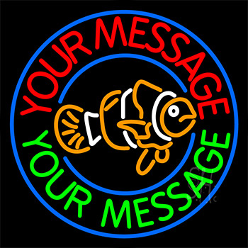 Custom Clown Fish Neon Sign