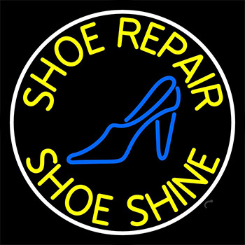 Shoe Repair Shoe Shine Neon Sign