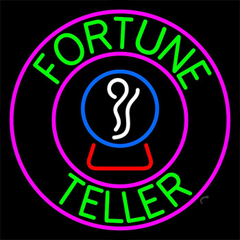 Green Fortune Teller Neon Sign