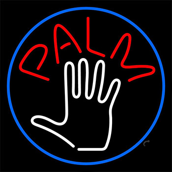 Palm Tarot Crystal Neon Sign