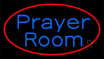 Prayer Room With Border Neon Sign