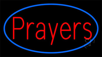 Red Prayers Neon Sign