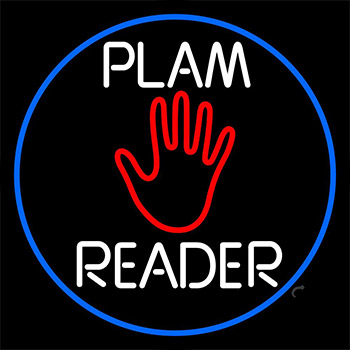 White Palm Reader Neon Sign