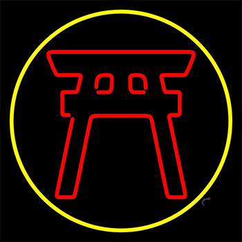 Shinto With Border Neon Sign