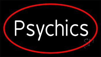 White Psychics With Neon Sign