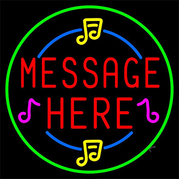 Custom Musical Note Neon Sign