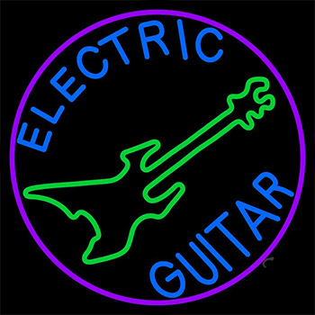 Electric Guitar Neon Sign