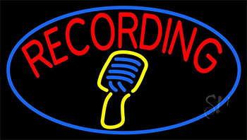 Recording Neon Sign