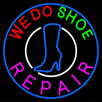 We Do Shoe Repair Neon Sign