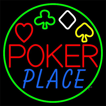 Poker Place Neon Sign