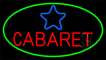 Cabaret Star Logo Neon Sign