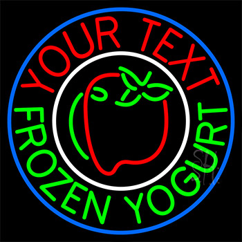 Custom Frozen Dessert Neon Sign
