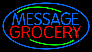 Custom Grocery Neon Sign