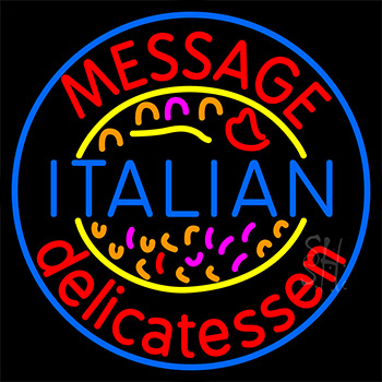 Custom Italian Delicatessen Neon Sign