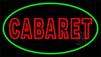Double Stroke Cabaret Neon Sign