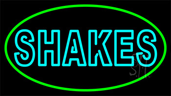 Double Stroke Shakes Neon Sign