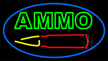 Green Ammo Neon Sign