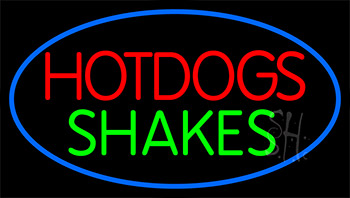 Hotdogs Shakes Neon Sign