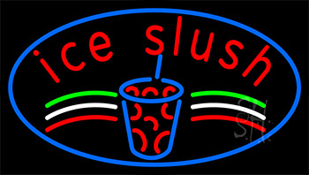 Ice Slush Logo Neon Sign