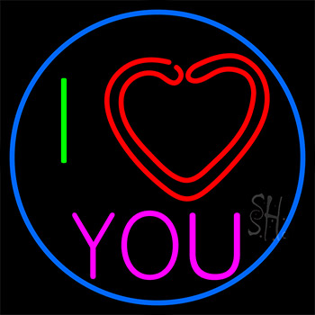 I Love You Neon Sign