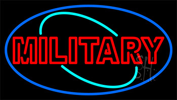 Military Neon Sign