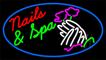 Nails And Spa Neon Sign
