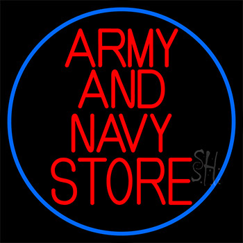 Red Army And Navy Store Neon Sign