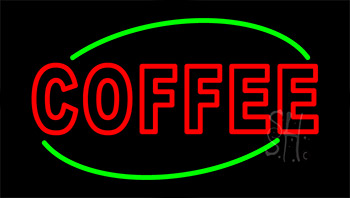 Red Coffee Neon Sign