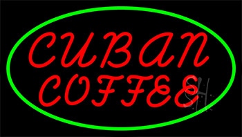 Red Cuban Coffee Neon Sign