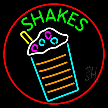 Shakes In Between Glass Neon Sign