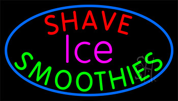 Shave Ice N Smoothies Neon Sign