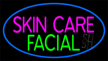 Skin Care Facial Neon Sign