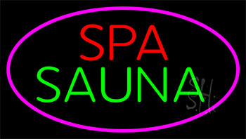 Spa And Sauna Neon Sign