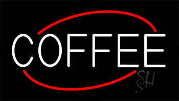 White Coffee Neon Sign