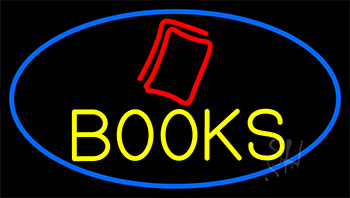 Yellow Books Neon Sign