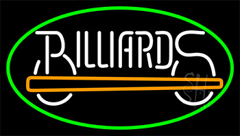 Billiards 3 Neon Sign