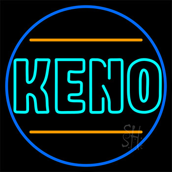 Double Storke Keno 4 Neon Sign