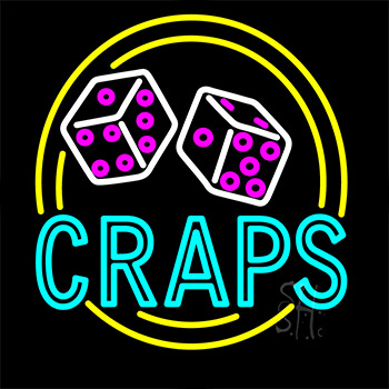Double Stroke Craps 1 Neon Sign