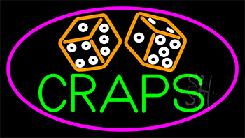 Double Stroke Craps 2 Neon Sign