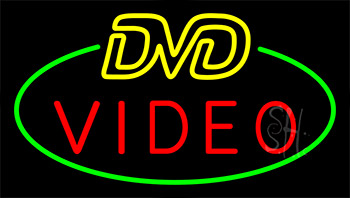 Dvd Video Dics 2 Neon Sign