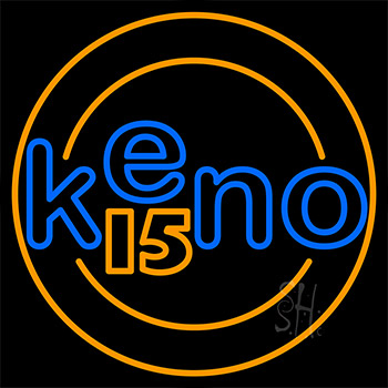 Keno 15 4 Neon Sign