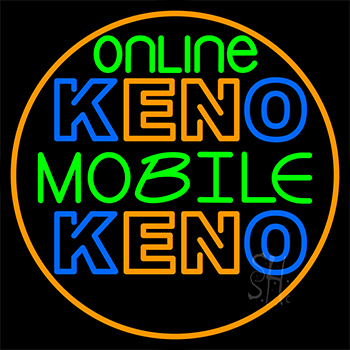 Online Keno Mobile Keno 2 Neon Sign
