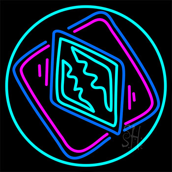 Poker Redand Icon 2 Neon Sign