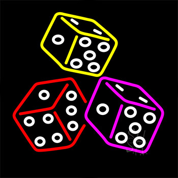 Craps Dise 1 Neon Sign