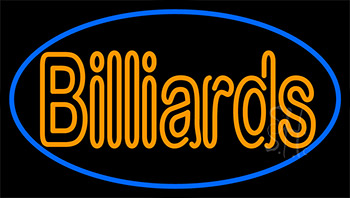 Billiards 3 Neon Sign