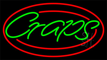 Craps 3 Neon Sign