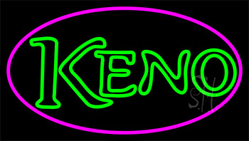 Keno 3 Neon Sign